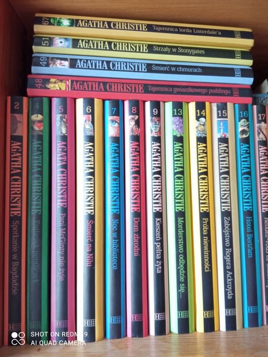 Agatha Christie - bogata kolekcja powieści kryminalnych - 44 książki