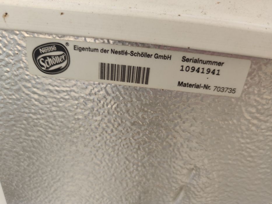 Zamrażarka skrzyniowa Nestle na lody, mieso, pieczywo, warzywa owoce