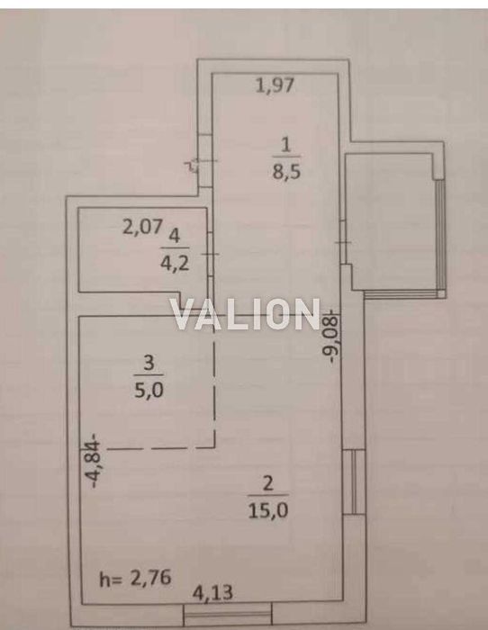 1-room apartment apartment by the address st. Ul Pobedy (area 36 m²) - Atlanta.ua - photo 6