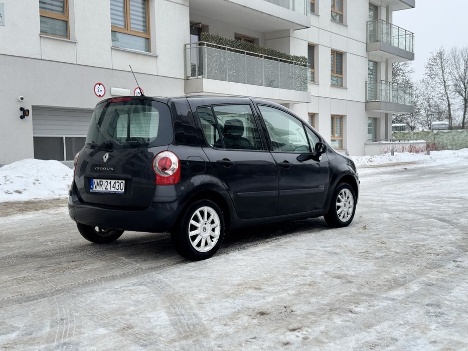 Renault Modus 1.2b 227tys km Klima / Alu / Dlugie oplaty