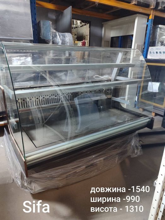 Вітрина кондитерська Італія, витрина кондитерская (Нова в коробці)