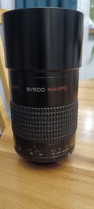 Obiektyw Rubinar 8/500 m42 Makro