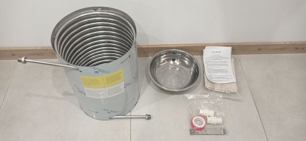 Wiadro na drewno, Podgrzewacz do jacuzzi basenu