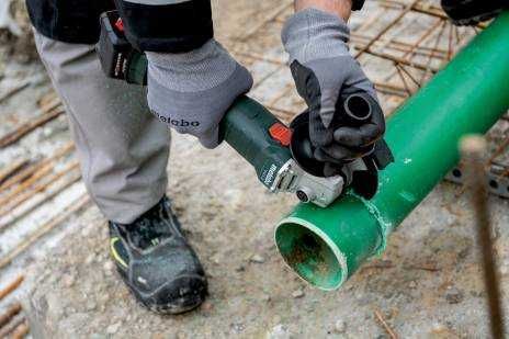 Rebarbadora sem fio Metabo W 18 l 9 125 Quick + 2 bat 4Ah e carregador