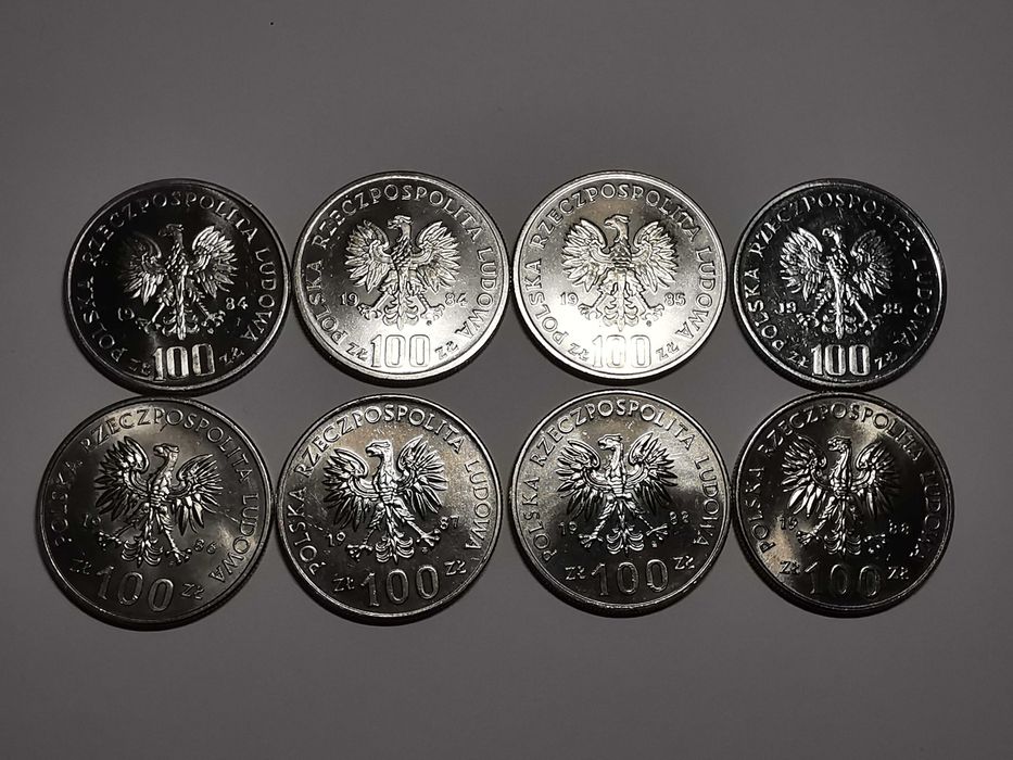 Monety obiegowe PRL 100 złotowe
