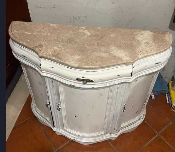 Sapateira madeira maciça oval