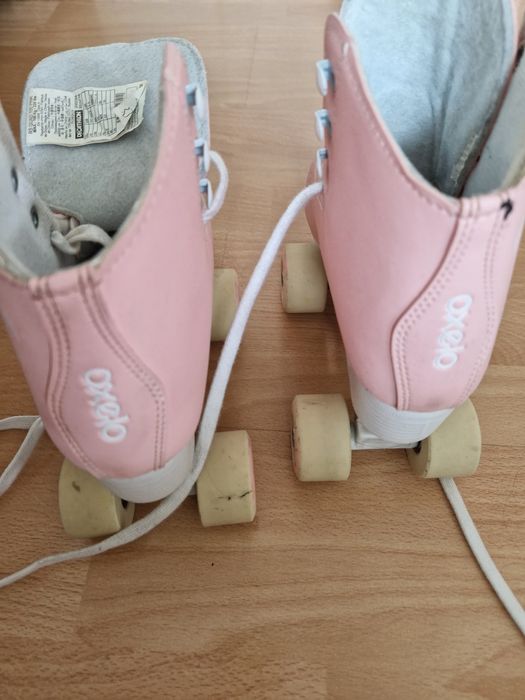 Wrotki oxelo r. 35 + kask+ komplet ochraniaczy