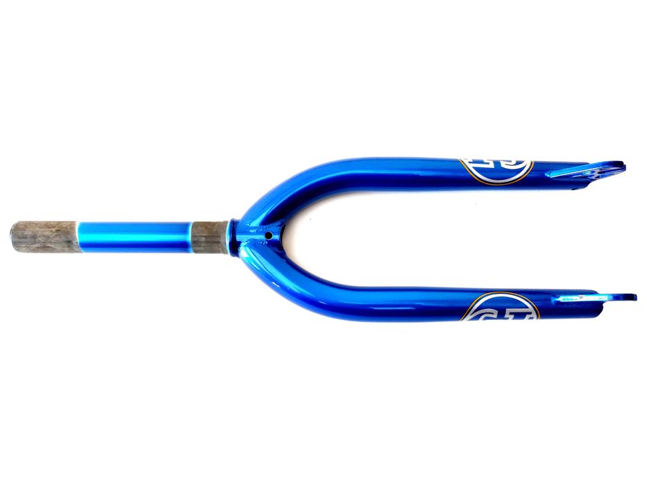 Nowy Lekki Widelec NOS GT Cr-Mo Freestyle BMX 1 1/8" 20" Niebieski