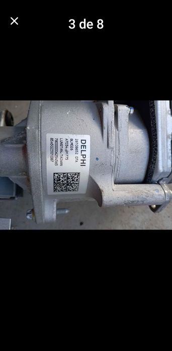 Peca de carro columa direção