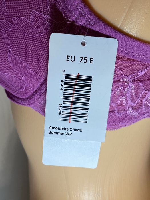 Biustonosz Triumph Amourette Charm Summer WP 75E - nowy z metką, liliowy