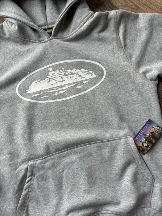 Corteiz Alcatraz Grey Hoodie (Bluza)