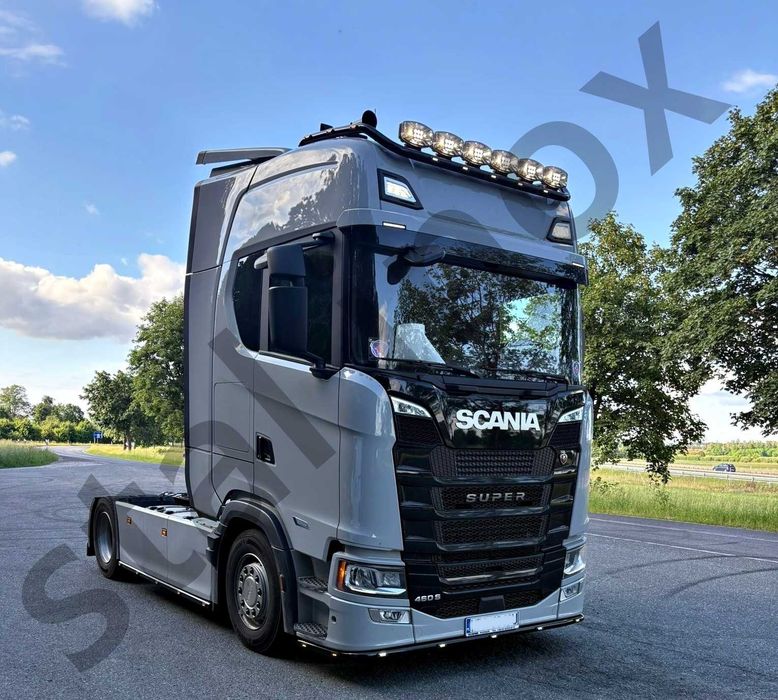 Orurowanie górne ze stali nierdzewnej SCANIA S/R oświetlenie led