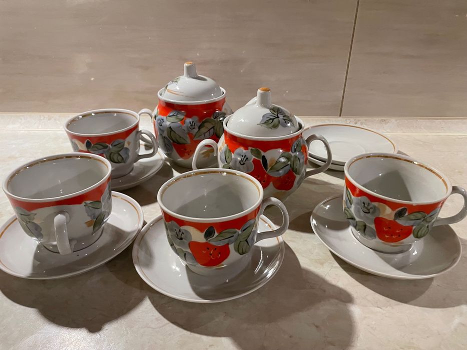 Zestaw porcelana serwis Połonne vintage