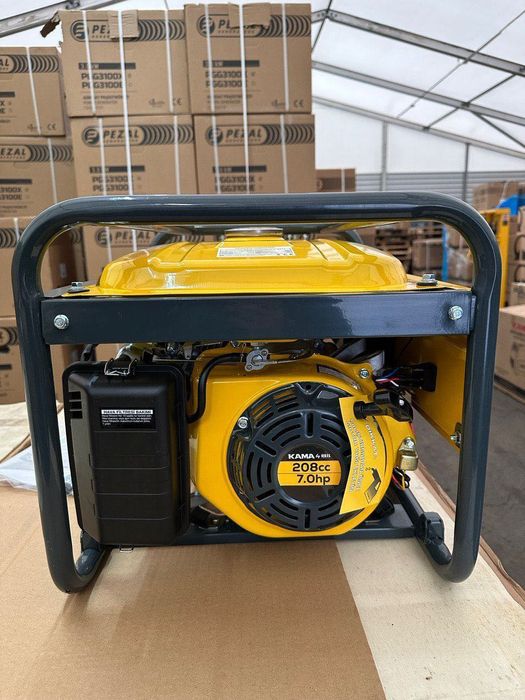 Генератор однофазний бензиновый KAMA KGL 3500CE (2,8 кВт)