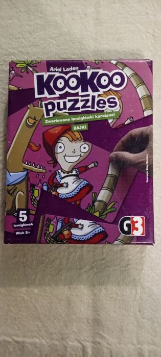 Gra, łamigłówka, puzzle Kookoo 8+.