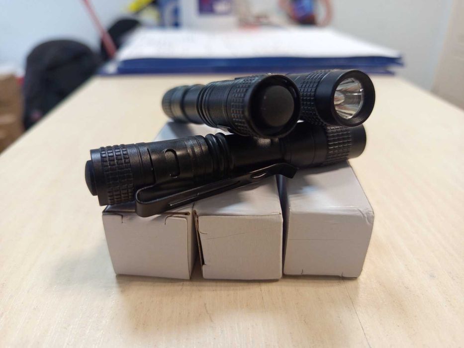 Міні світлодіодний ліхтарик ручний кишеньковий яскравий тактика фонарь