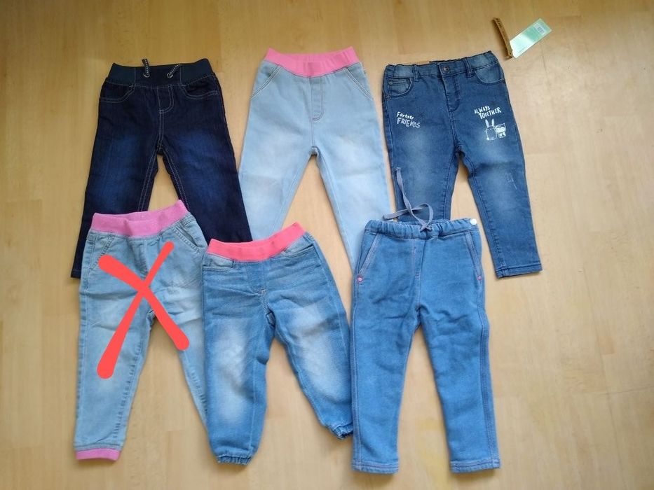 Spodnie jeggins jeansowe