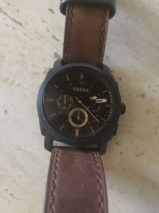 Zegarek Fossil FS4656 brazowy chronograf