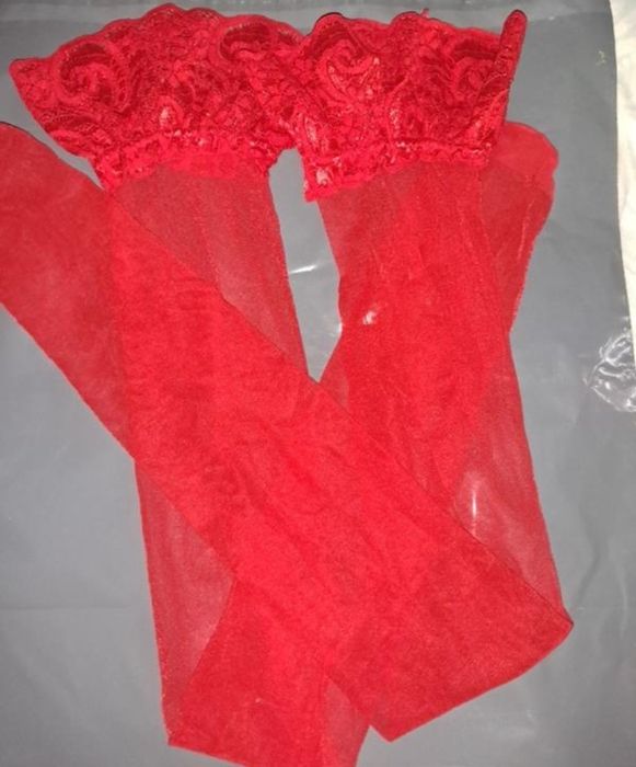 Чулки,сетка,ленты,есть беж