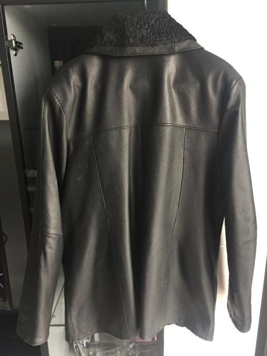 Kurtka skórzana damska jesienna / zimowa XL
