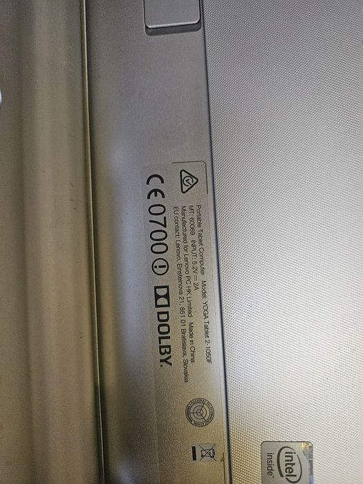 Tablet LENOVO Yoga 2 1050F 10.1" 2/32 GB LTE Wi-Fi Srebrny