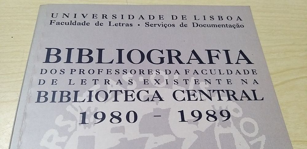 Bibliografia da Biblioteca Central da Faculdade de Letras de Lisboa.