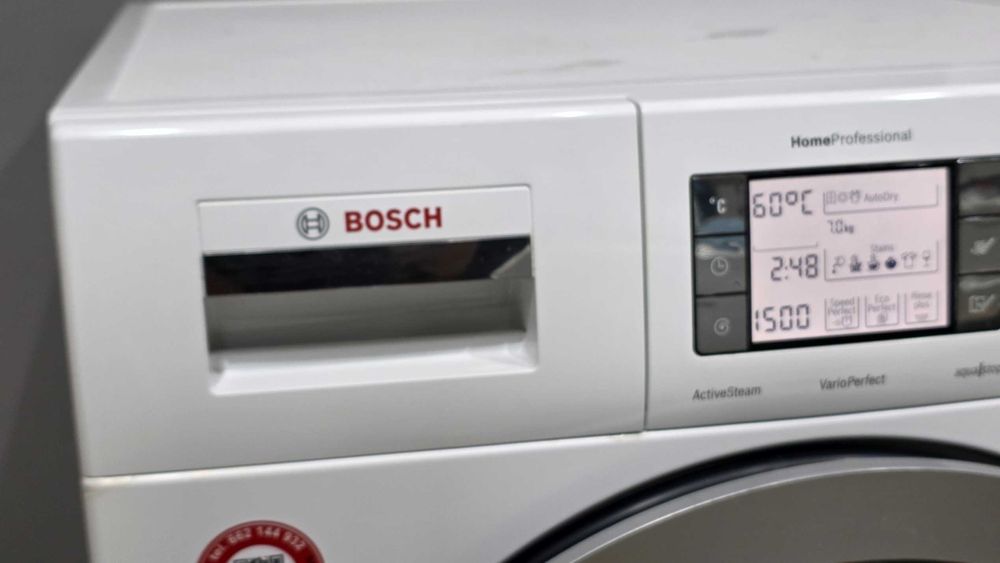Pralko-Suszarka Bosch Home Professional 7/4kg 1500obr, LED, para
