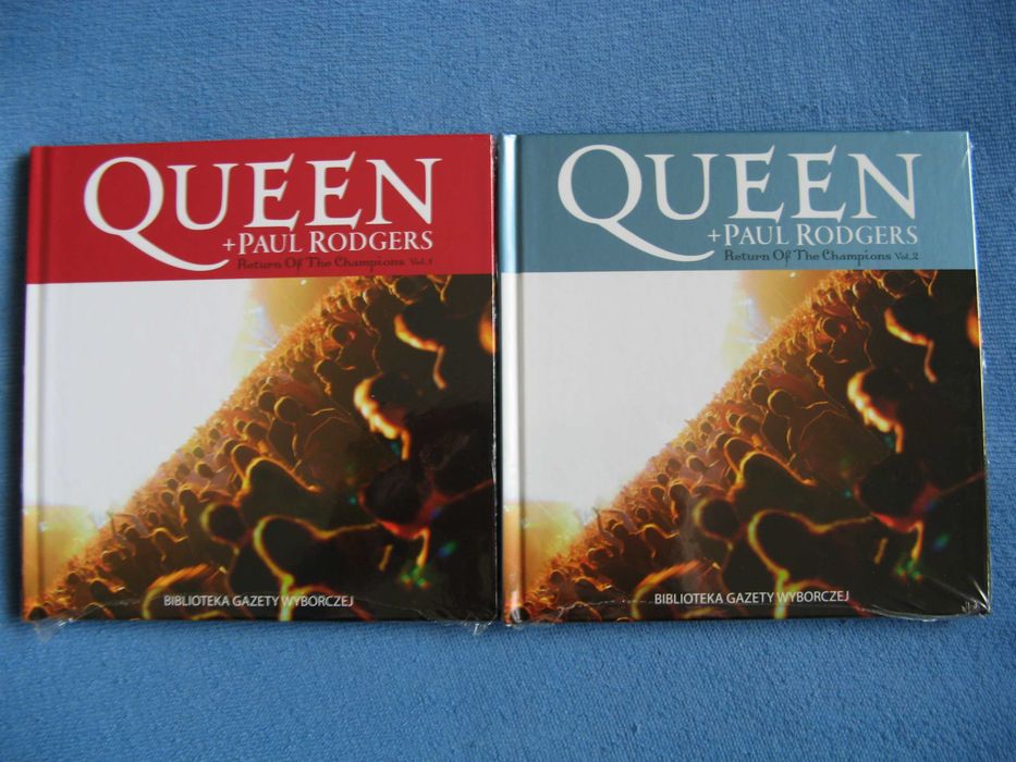 Queen + Paul Rodgers: Return Of The Champions, Vol. 1 i 2, CD + książka/Nowe!