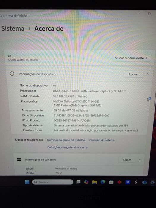 Pc gaming HP omen