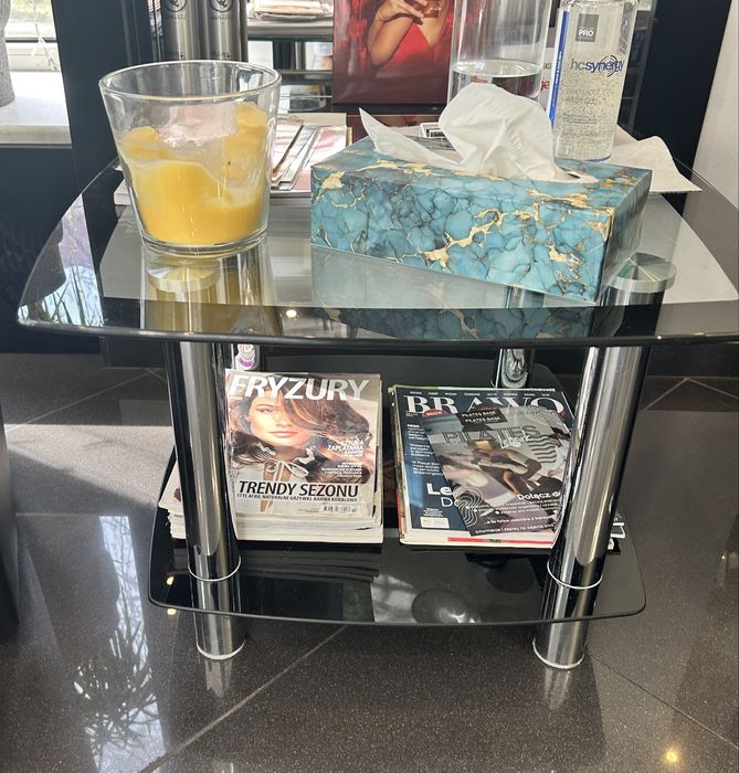 Stolik szklany stan bdb