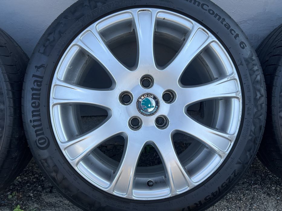 Оригінальні диски Skoda r17 5*112 Octavia A5 Volkswagen Golf Caddy