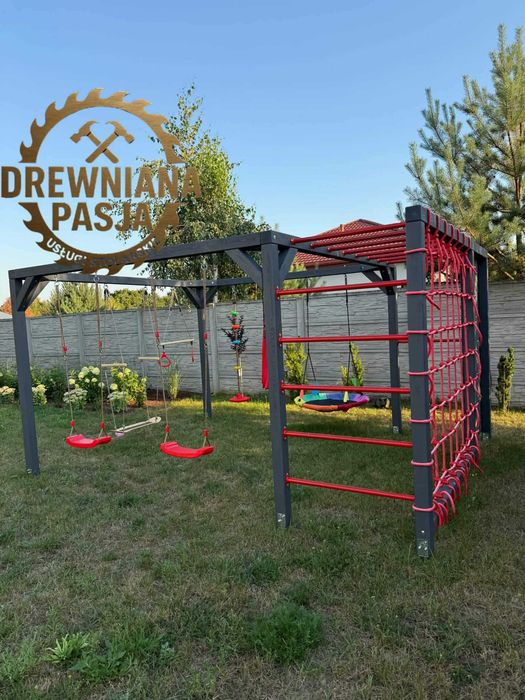 Drążek, uchwyt metalowy, drabinka , plac zabaw, siłownia