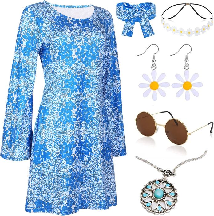 Disco Kostium Z Epoki 70S Dla Dorosłych Rozmiar S