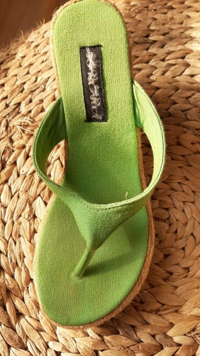 Sandálias Verdes Nº37