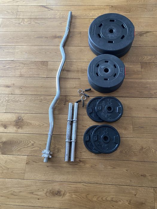 Gryf łamany sztanga