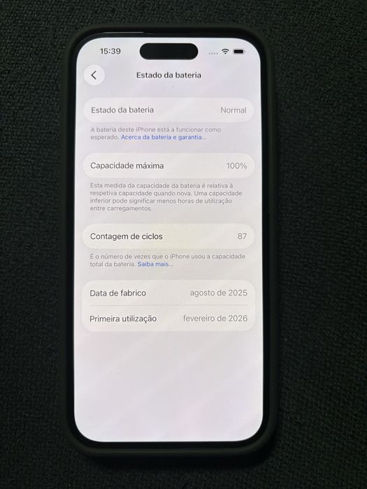 Iphone 15 em perfeito estado