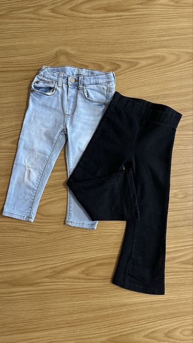 Штани джинси лосини р 92 утеплені на флісі