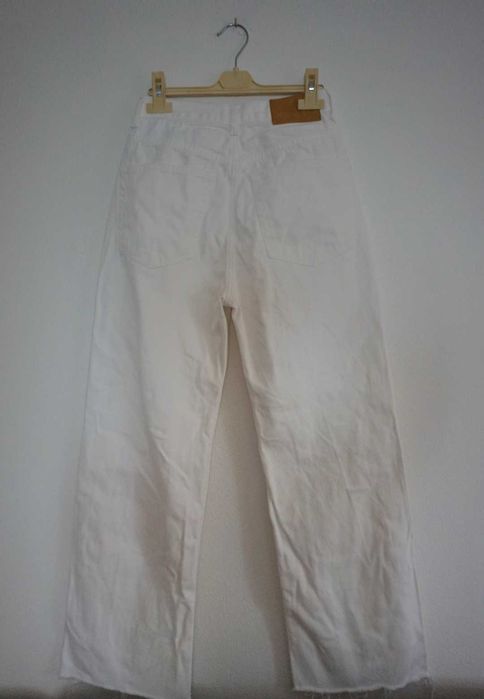 Jeans brancas Straight Fit