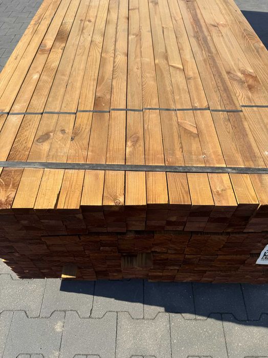 Kontrłata sucha strugana impregnowana ciśnieniowo 25x47