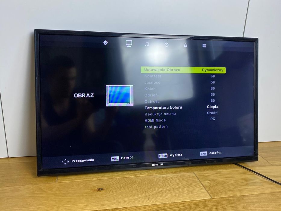 Telewizor 32 cale MANTA 32LHN120D | DVB-T2/HEVC