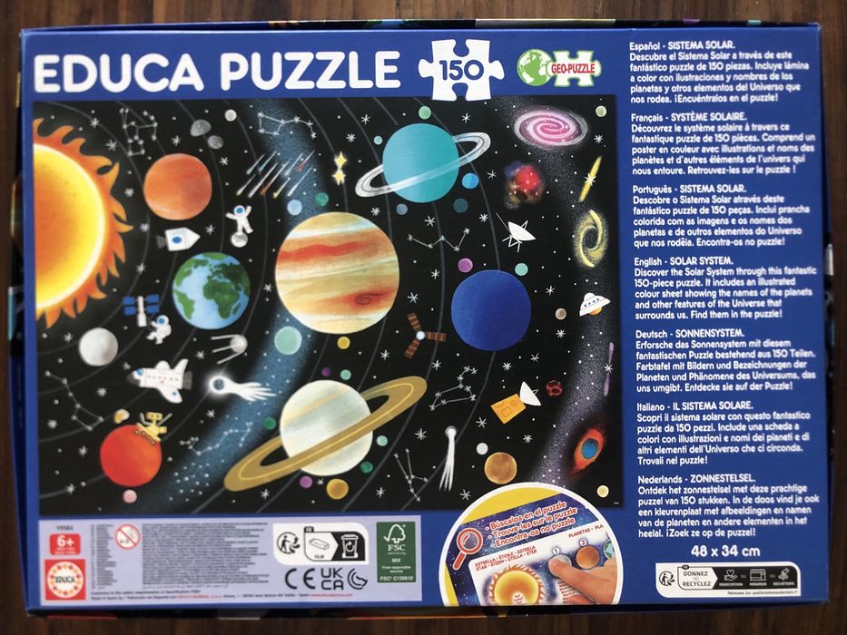 Puzzle Sistema Solar426481399482306561