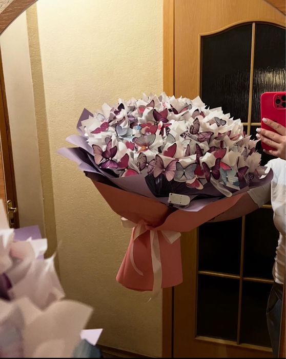 Букет з метеликів.Букет из бабочек.Светящийся букет