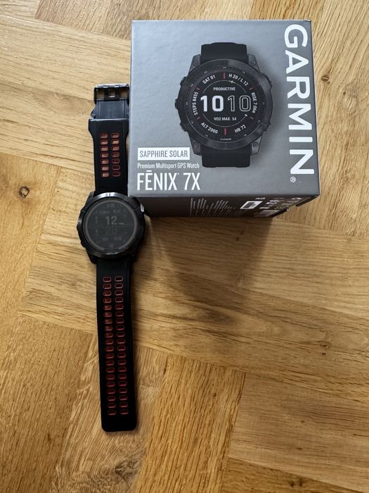 Garmin Fenix 7x saphire solar