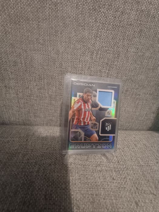 2020-21 panini obsidian soccer Luis Suarez player worn material /50 atletico Madrid