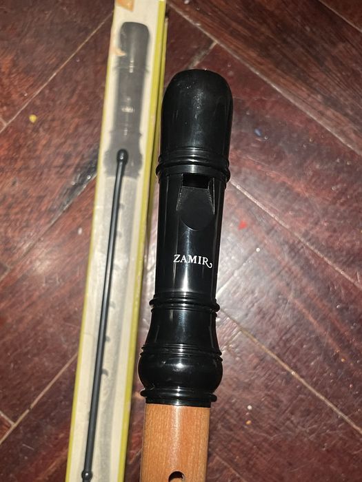 Flauta marca Zamir para iniciantes anos 70