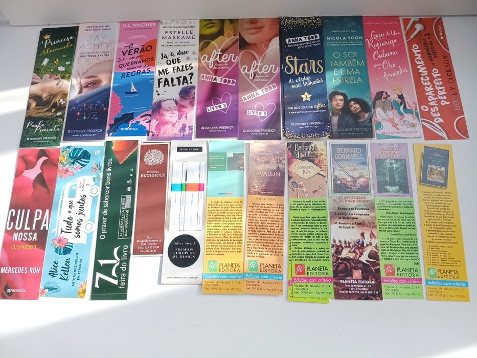 Marcadores de livros - Conj. 1