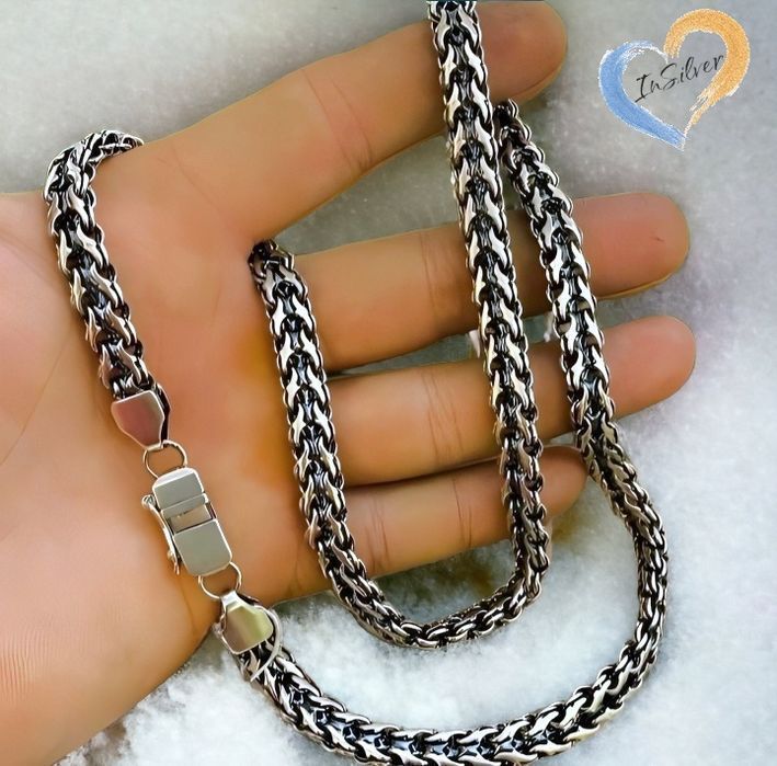 Срібний Ланцюжок 100г "Кардинал" / мужская серебряная цепочка