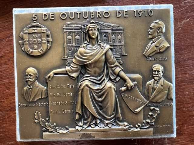 Coleção completa de medalhas "Série Histórica" - Cabral Antunes, Veríssimo Serrão