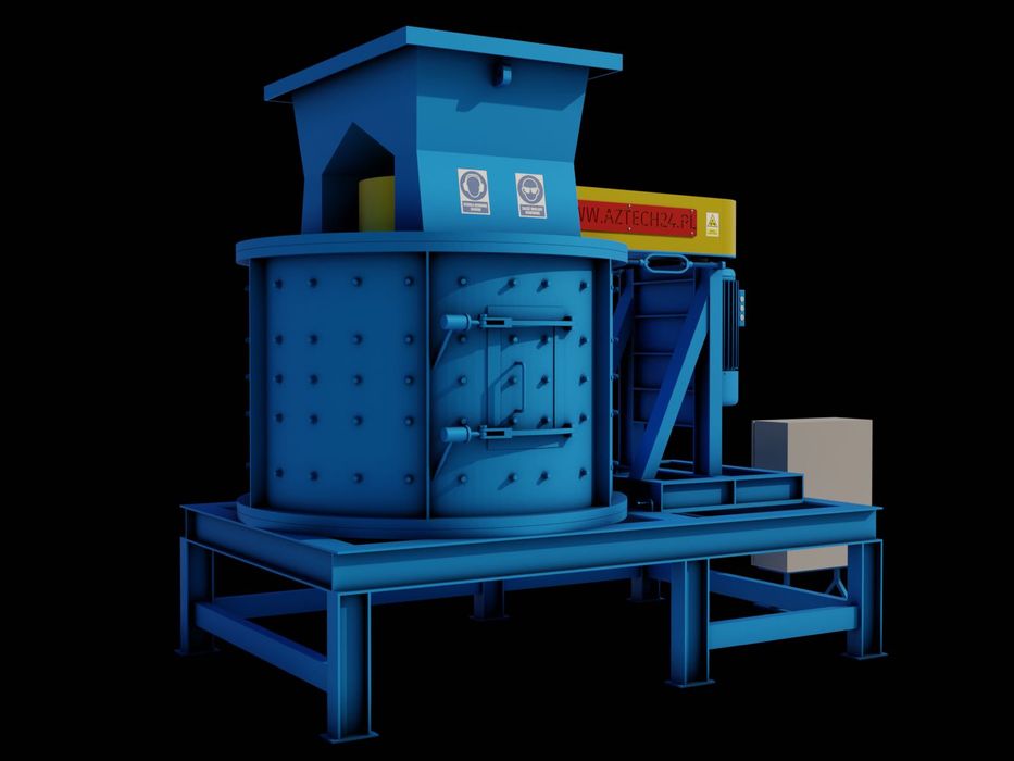Kruszarka młotkowa !! KM-PI-800 - młyn do kruszyw, frakcja 0-5mm !!