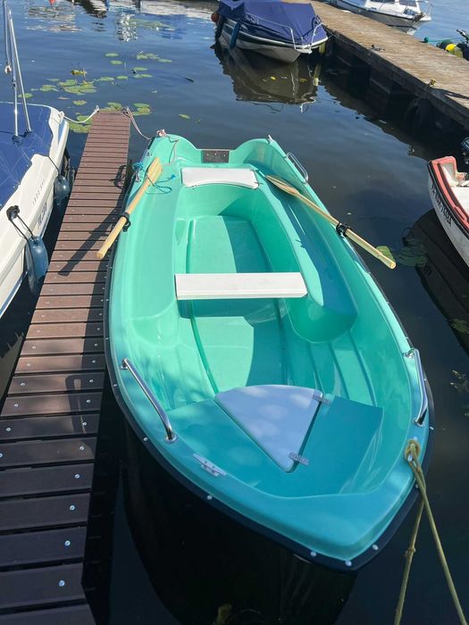 Lodź wiosłowa Emi 430, stabilna, wygodna, duża, okazja.